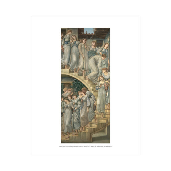Edward Burne-Jones: The Golden Stairs mini print