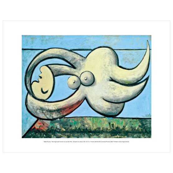 Pablo Picasso: Reclining Nude mini print