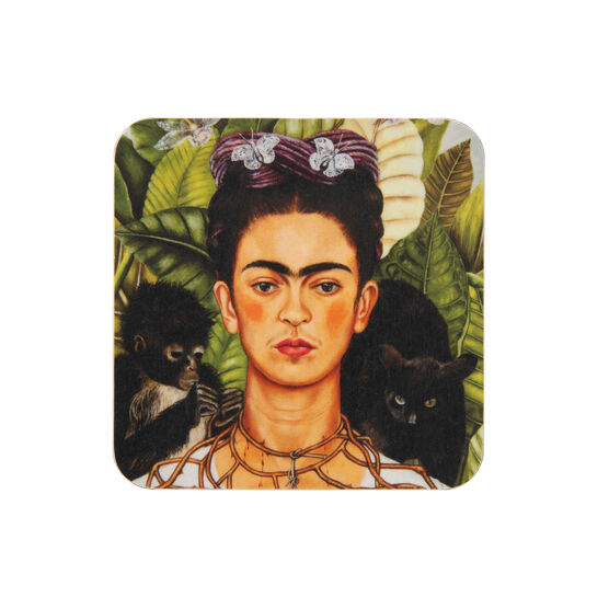 Frida Kahlo Self Portrait coaster
