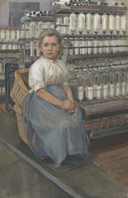 Sylvia Pankhurst: In a Glasgow Cotton Spinning Mill: Minding a Pair of Fine Frames