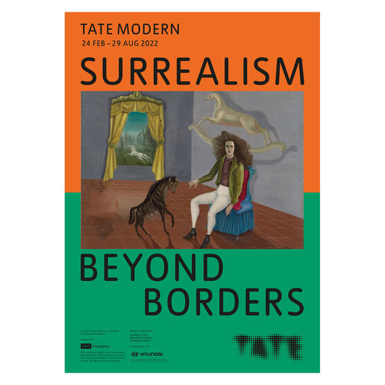 Surrealism Beyond Borders exhibition poster