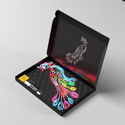 Chila Kumari Singh Burman Peacock neon light