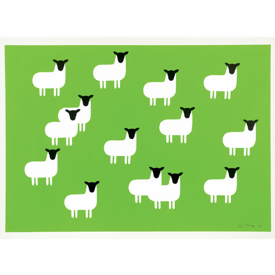 Monro Sheep (unframed print)