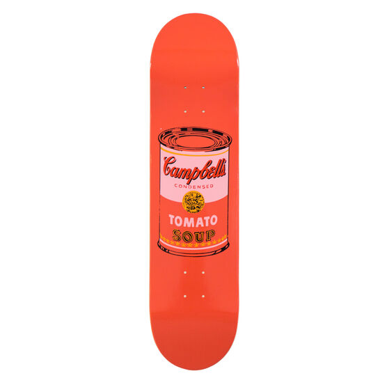 Warhol: Campbell's Soup Can skateboard - peach