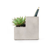 Small Concrete Desktop Planter