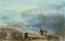 Turner: Edinburgh Castle, March of the Highlanders