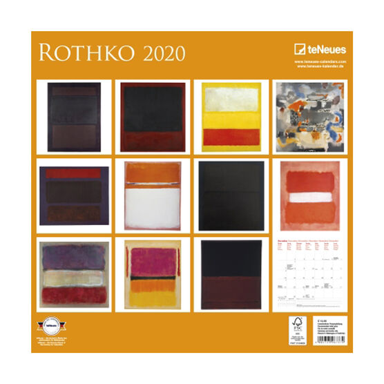 Rothko Calendar 2025