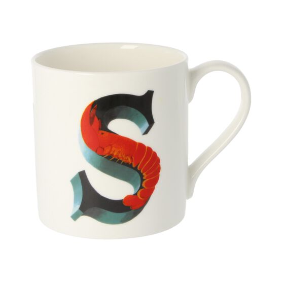 Alphabet of art mug - S