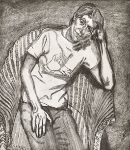 Lucian Freud: Bella in her Pluto T-Shirt