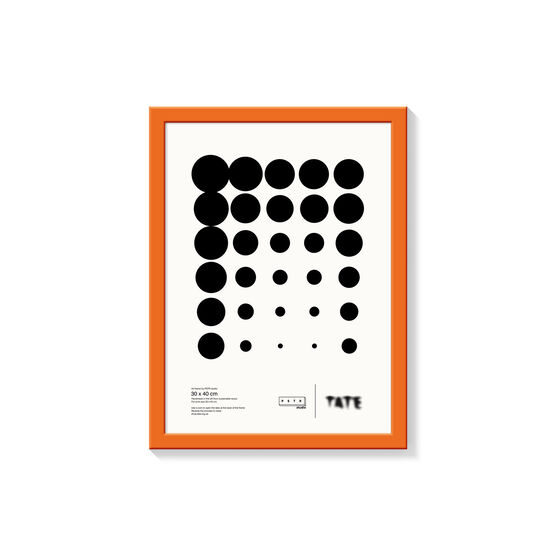 Orange 40 x 30 cm frame