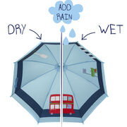 London bus colour change umbrella