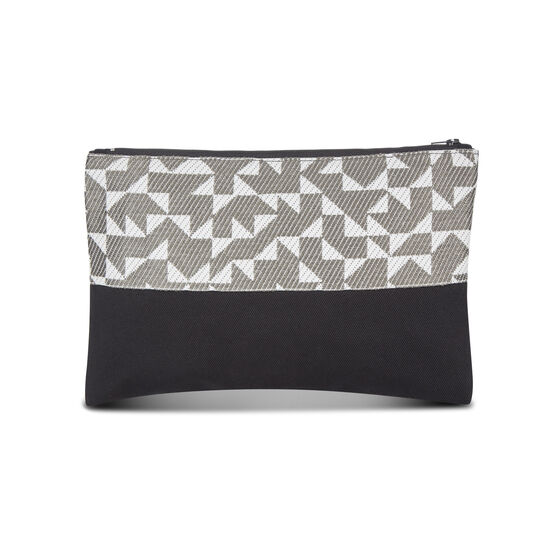 Anni Albers grey Intaglio make-up bag