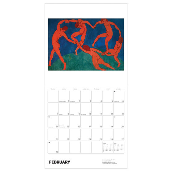 Henri Matisse Calendar 2027