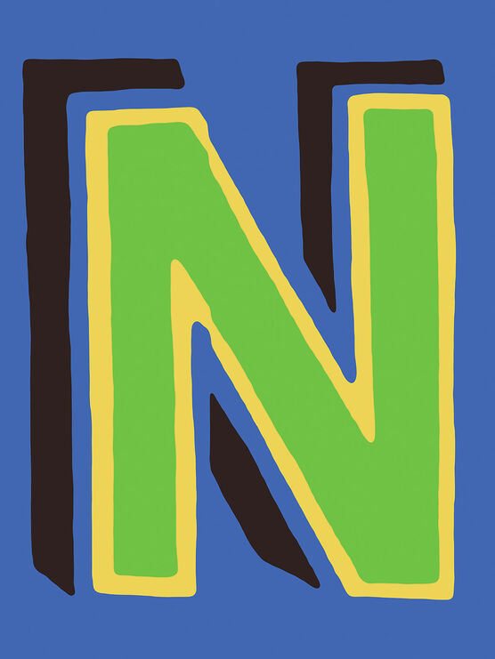 Bob and Roberta Smith: Bobs Alphabet: N