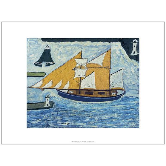 Wallis The Blue Ship (unframed print)