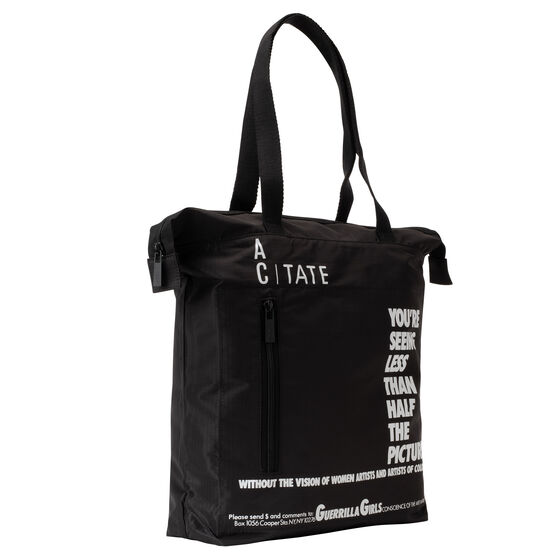 Ally Capellino Guerrilla Girls black tote bag | Bags | Tate Shop | Tate