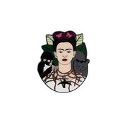 Frida Kahlo Self Portrait pin badge