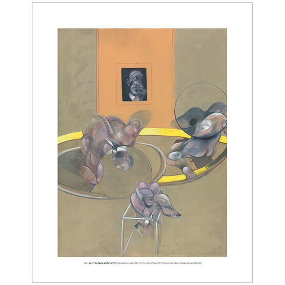 Francis Bacon: Three Figures and Portrait 1975 (mini print)