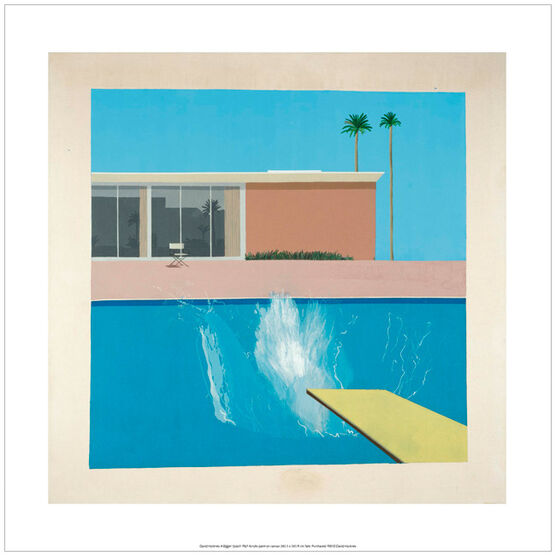 David Hockney A Bigger Splash (poster)