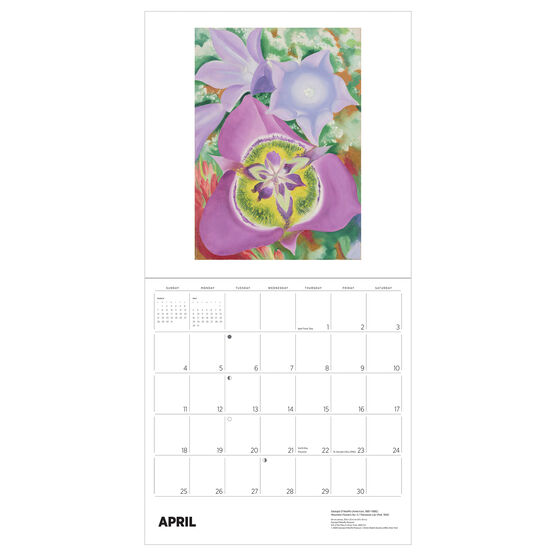 Georgia O'Keeffe Calendar 2027