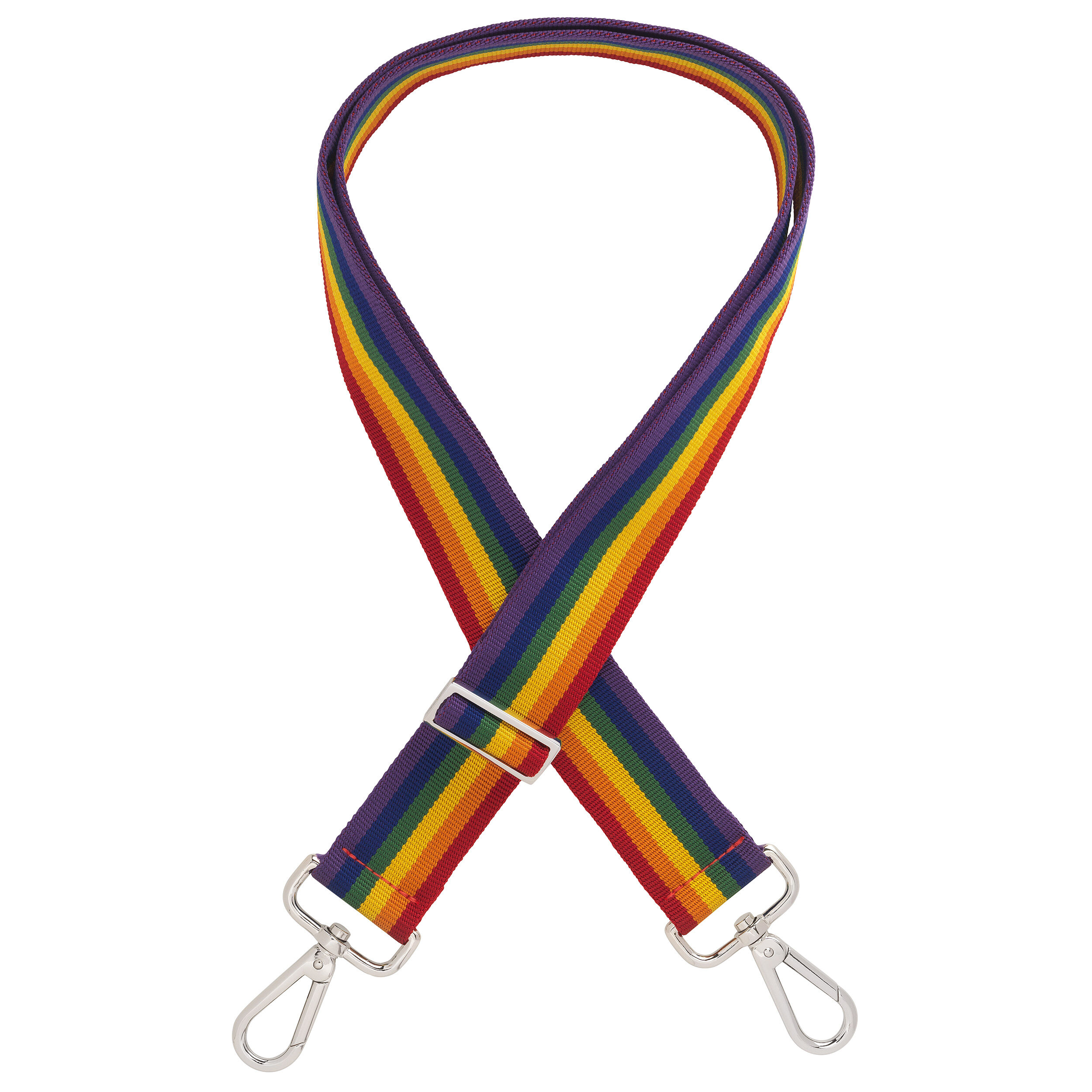 rainbow bag strap