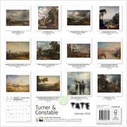 Tate: Turner & Constable 2026 wall calendar