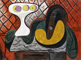 Pablo Picasso: Still Life with Fruit Bowl and Mandolin