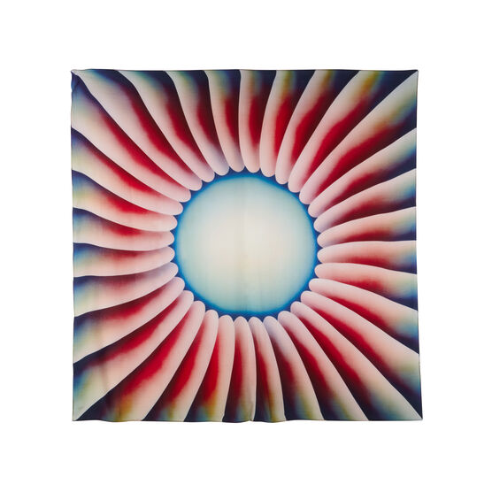 Judy Chicago Through the Flower silk scarf