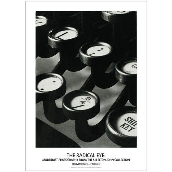 Ralph Steiner Typewriter Keys (poster)