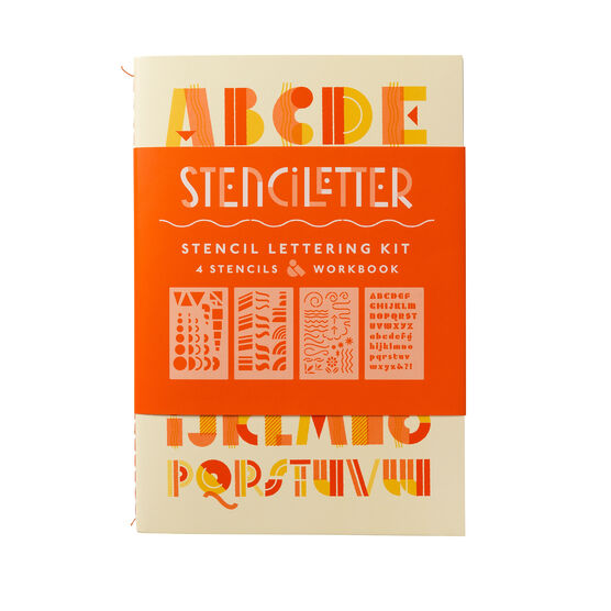 Stenciletter stencil set