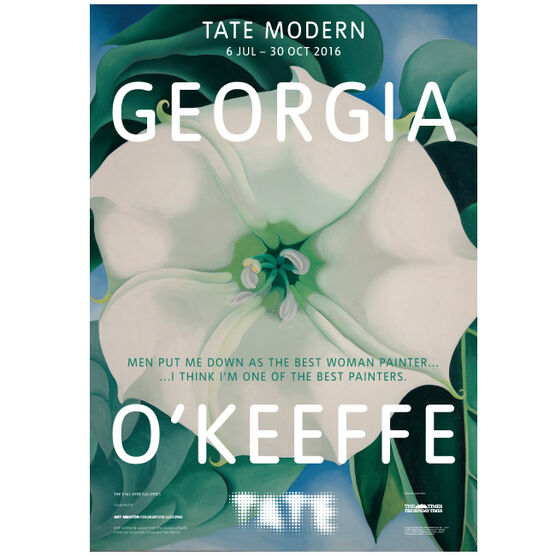 Tips strømper fællesskab Georgia O'Keeffe (exhibition poster) | Tate