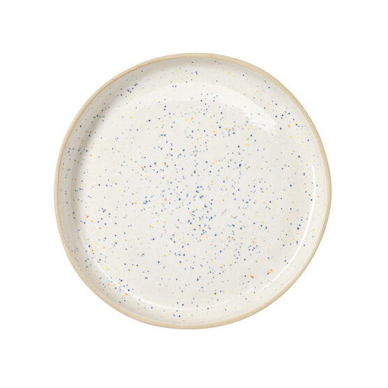 Speckled ceramic plate