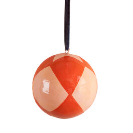 Pink & Red diamond patterned bauble
