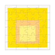 Josef Albers wooden puzzle set