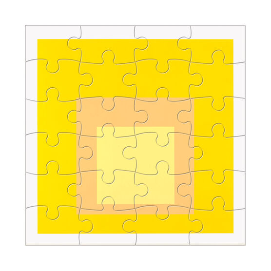Josef Albers wooden puzzle set