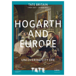 Hogarth and Europe exhibition poster