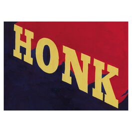 Ed Ruscha HONK shelf print