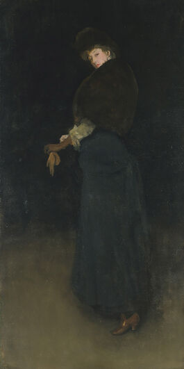 James McNeill Whistler: Arrangement in Black: La Dame au brodequin jaune (Portrait of Lady Archibald Campbell)
