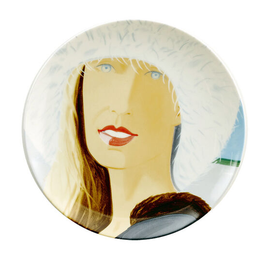 Alex Katz Jessica porcelain plate