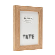 Oak postcard frame
