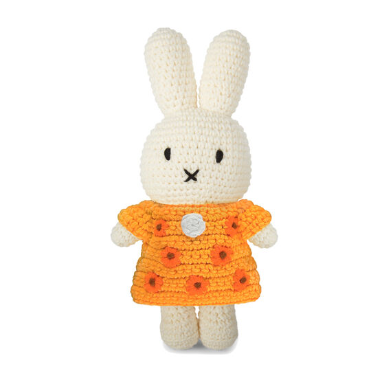 Miffy crochet toy with sunflower dress