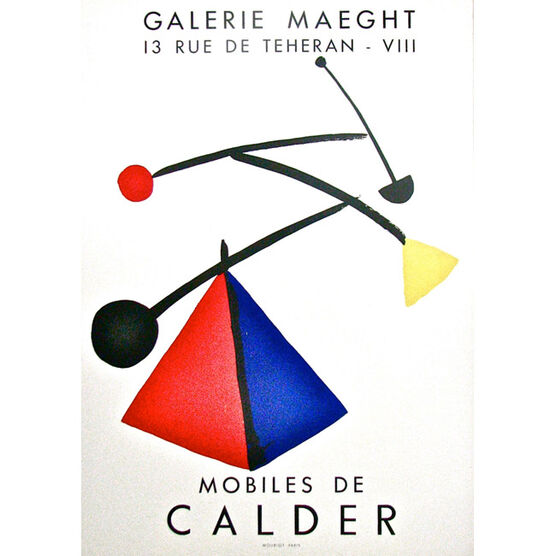 Mourlot - Calder - Galerie Maeght, Mobiles de Calder, 1954