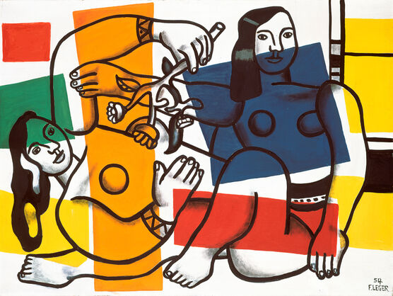 Fernand Léger: Two Women Holding Flowers