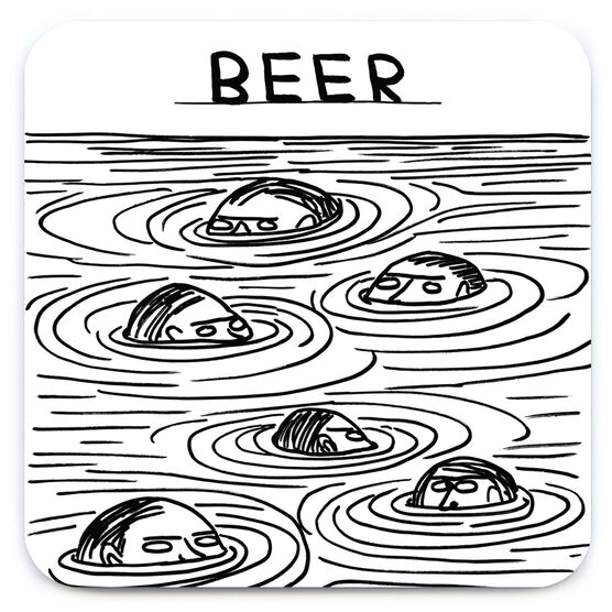 David Shrigley coaster set