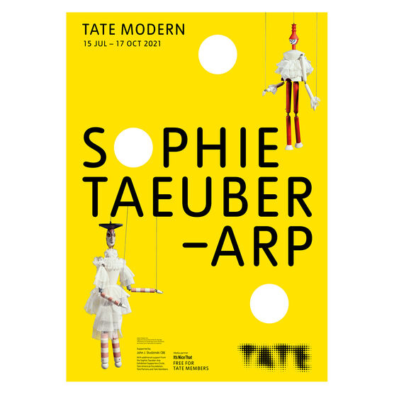 Sophie Taeuber-Arp exhibition poster