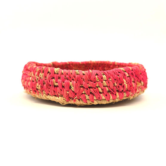 Kathryn Queama pink Tjanpi basket