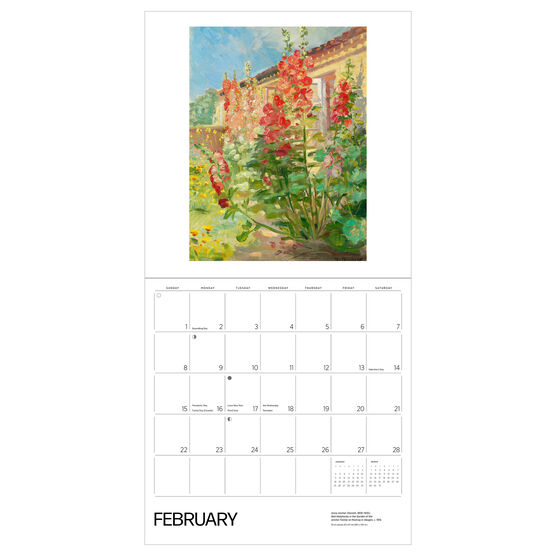 Gardens of the Impressionists 2026 wall calendar