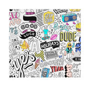 Giant Street Art colouring poster
