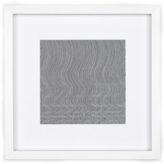 Bridget Riley Fall (framed print)