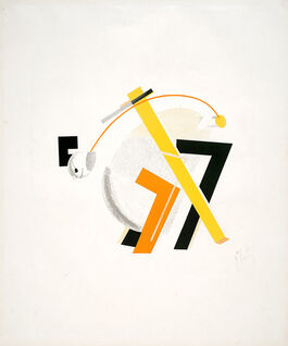 Lissitzky : 8. Old Man (Head 2 Steps behind), from Figurines